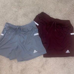 2 pair adidas shorts